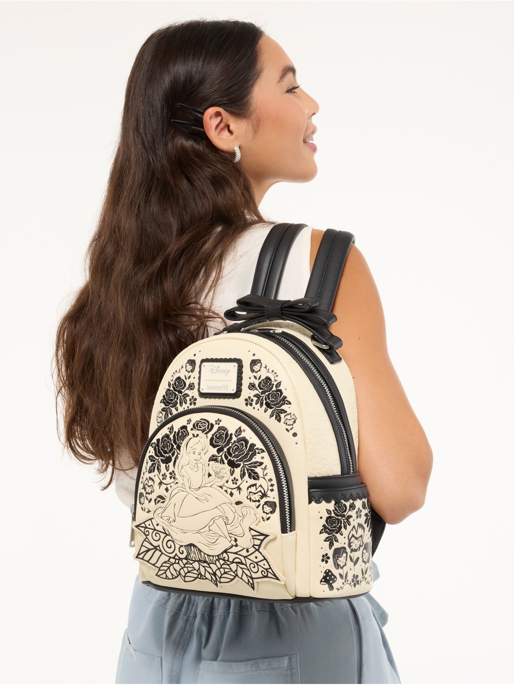 Loungefly Disney Alice in Wonderland Floral Mini Backpack
